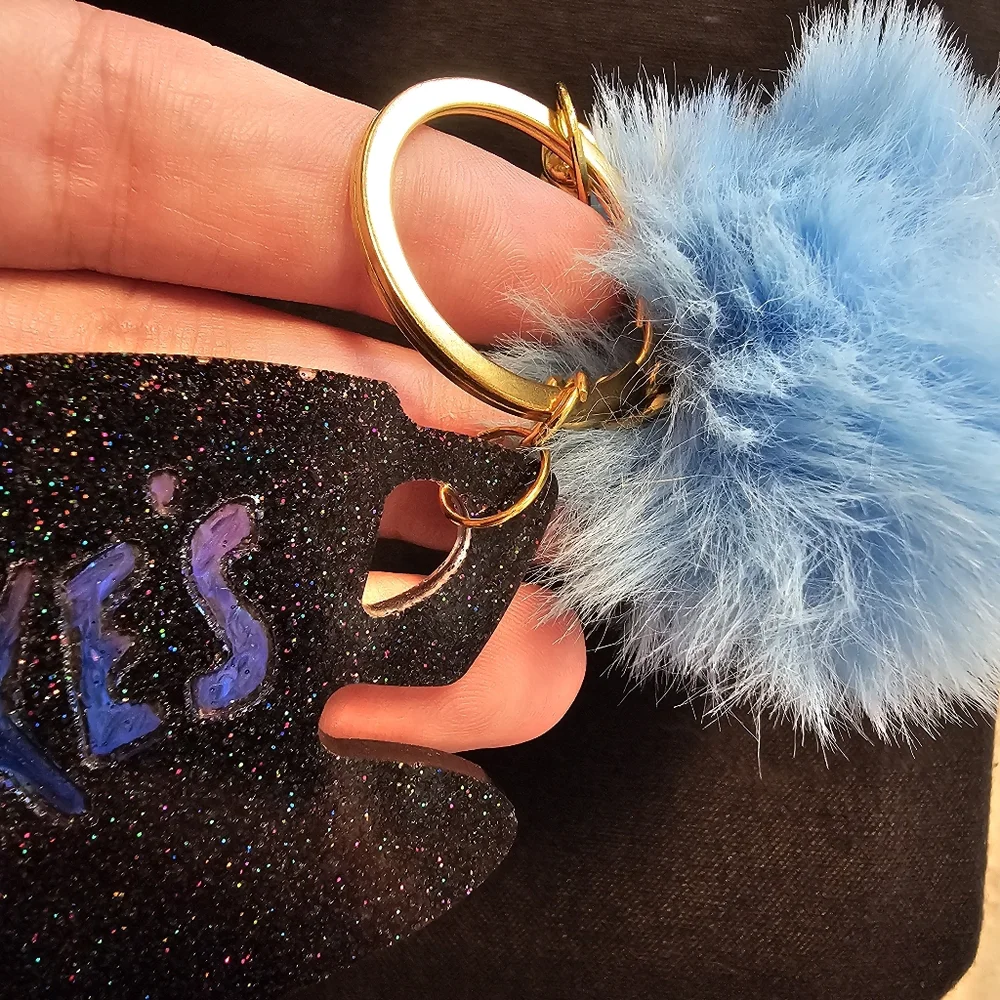 Handmade Beautiful Beacons Luke's Coffee Gilmore Girls Keychain or Bag Charm